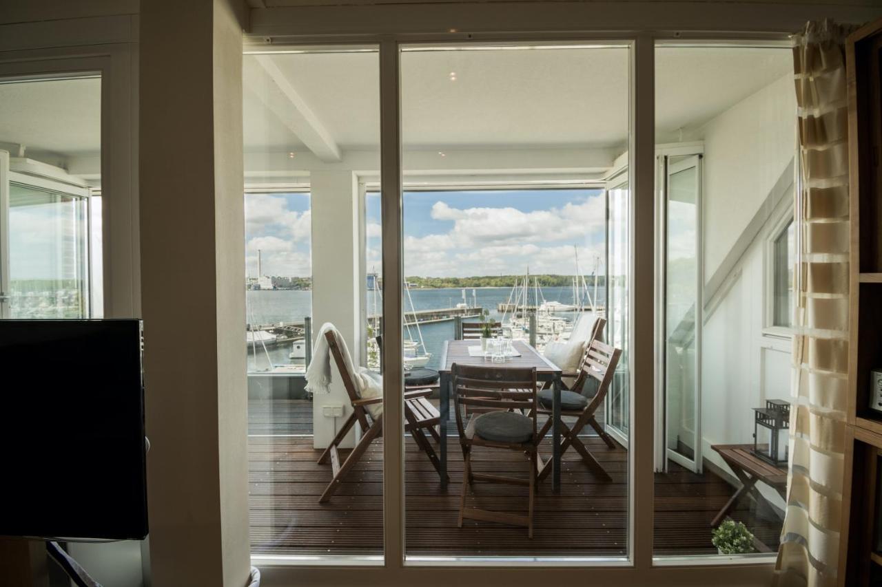 Fewo1846 - Baltic Lodge - Komfortable Maisonettewohnung Mit 3 Schlafzimmern, Balkon Und Blick Auf Die Marina Sonwik Flensburg Eksteriør bilde