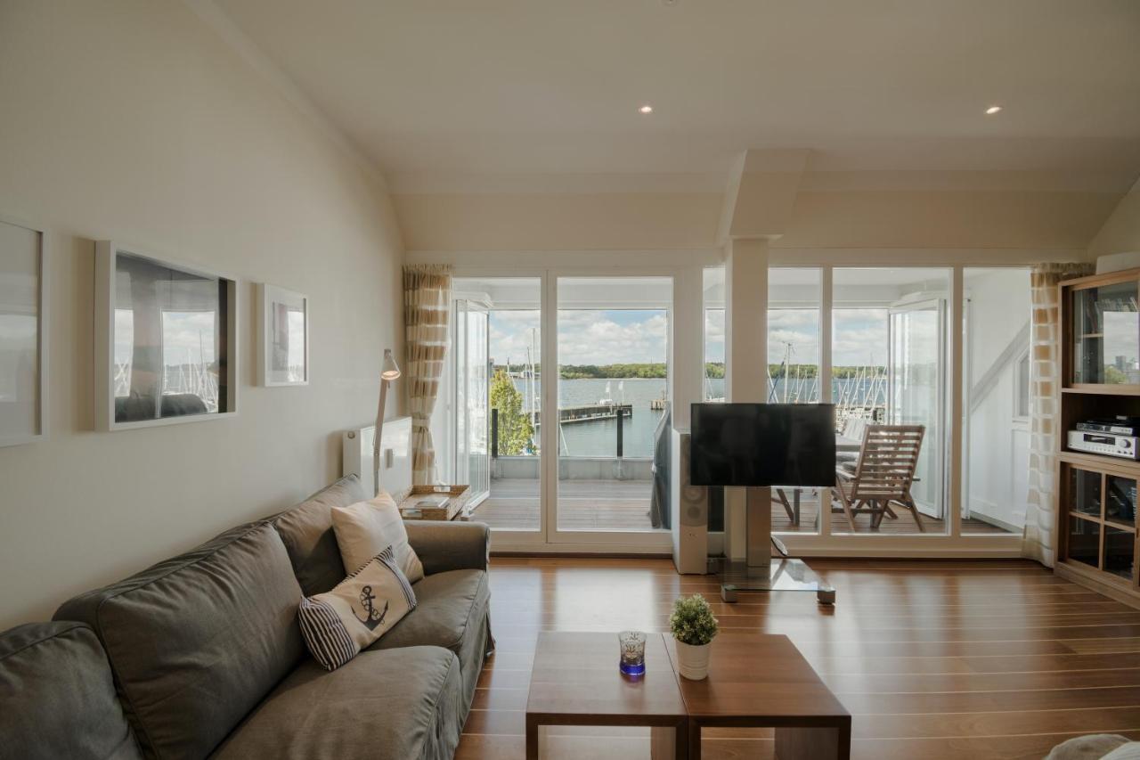 Fewo1846 - Baltic Lodge - Komfortable Maisonettewohnung Mit 3 Schlafzimmern, Balkon Und Blick Auf Die Marina Sonwik Flensburg Eksteriør bilde